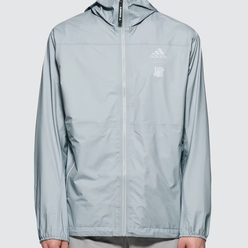 NWOT Adidas x Undefeated GORE-TEX Jacket, Gray, Reflective, XL LIMITED EDITION